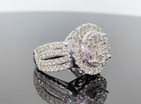 
              10K WHITE GOLD 2 CARAT WOMEN REAL DIAMOND ENGAGEMENT RING WEDDING RING BRIDAL
            