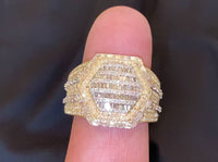 
              10K SOLID YELLOW GOLD 1.75 CARAT REAL DIAMOND ENGAGEMENT RING WEDDING PINKY BAND
            
