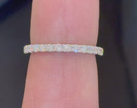 
              10K WHITE GOLD .50 CARAT CERTIFIED LAB GROWN DIAMONDS BAND
            