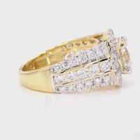 
              10K YELLOW GOLD 4.06 CARAT CERTIFIED LAB GROWN DIAMONDS RING
            