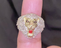 
              10K SOLID YELLOW GOLD 1.50 CARAT REAL DIAMOND ENGAGEMENT RING WEDDING PINKY BAND
            