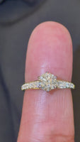 
              14K YELLOW GOLD 1.39 CARAT CERTIFIED LAB GROWN DIAMONDS ENGAGEMENT WEDDING RING
            