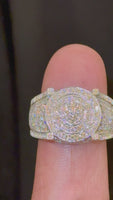 
              3.17 CARAT CERTIFIED LAB GROWN DIAMONDS STERLING SILVER RING
            