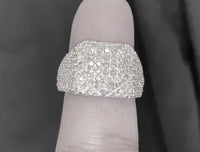 
              10K SOLID WHITE GOLD 2.50 CARAT REAL DIAMOND ENGAGEMENT RING WEDDING PINKY BAND
            