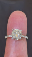 
              10K YELLOW GOLD 3.49 CARAT CERTIFIED LAB GROWN DIAMONDS RING
            