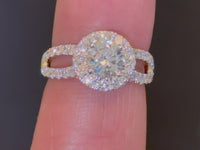 
              10K YELLOW GOLD 2.16 CARAT CERTIFIED LAB GROWN DIAMONDS RING
            