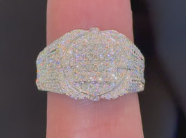 2.02 CARAT CERTIFIED LAB GROWN DIAMONDS STERLING SILVER RING