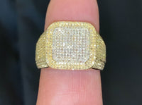 
              10K SOLID YELLOW GOLD 1.25 CARAT REAL DIAMOND ENGAGEMENT RING WEDDING PINKY BAND
            