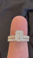 
              14K YELLOW GOLD 5.07 CARAT CERTIFIED LAB GROWN DIAMONDS ENGAGEMENT RING WEDDING BAND BRIDAL SET
            