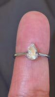 
              14K WHITE GOLD 1.08 CARAT CERTIFIED LAB GROWN DIAMONDS ENGAGEMENT WEDDING RING
            