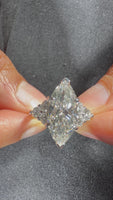 
              14K WHITE GOLD 4.67 CARAT CERTIFIED LAB GROWN DIAMONDS ENGAGEMENT WEDDING RING
            