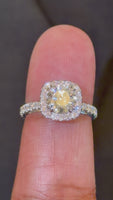 
              14K WHITE GOLD 2.37 CARAT CERTIFIED LAB GROWN DIAMONDS ENGAGEMENT WEDDING RING
            
