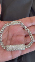 
              1.52 CARAT CERTIFIED LAB GROWN DIAMONDS STERLING SILVER 8.50 INCHES 12 MM BRACELET
            