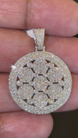 
              1.92 CARAT CERTIFIED LAB GROWN DIAMONDS STERLING SILVER RHODIUM PLATED 1.40 INCHES PENDANT
            
