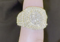 
              10K YELLOW GOLD 2.50 CARAT REAL DIAMOND ENGAGEMENT RING WEDDING PINKY BAND
            