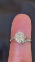 
              10K WHITE GOLD 3.16 CARAT CERTIFIED LAB GROWN DIAMONDS RING
            