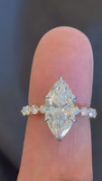 
              14K YELLOW GOLD 4.60 CARAT CERTIFIED LAB GROWN DIAMONDS ENGAGEMENT WEDDING RING
            