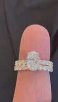 
              14K YELLOW GOLD 4 CARAT CERTIFIED LAB GROWN DIAMONDS ENGAGEMENT RING WEDDING BAND BRIDAL SET
            