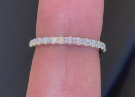 10K YELLOW GOLD .50 CARAT CERTIFIED LAB GROWN DIAMONDS BAND