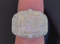 
              2.22 CARAT CERTIFIED LAB GROWN DIAMONDS STERLING SILVER RING
            