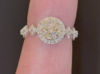 
              10K WHITE GOLD 1 CARAT REAL DIAMOND ENGAGEMENT RING WEDDING RING BRIDAL
            