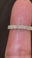 
              14K WHITE GOLD .93 CARAT CERTIFIED LAB GROWN DIAMONDS RING BAND
            