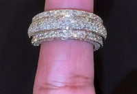 
              10K YELLOW GOLD 3.75 CARAT MENS REAL DIAMOND ENGAGEMENT WEDDING PINKY RING BAND
            