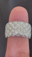 
              1.76 CARAT CERTIFIED LAB GROWN DIAMONDS STERLING SILVER RHODIUM PLATED RING
            