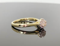 
              10K YELLOW GOLD .60 CARAT CENTER .31 CARAT WOMEN REAL DIAMOND ENGAGEMENT RING WEDDING RING BRIDAL
            