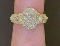 
              10K YELLOW GOLD 1.50 CARAT WOMEN REAL DIAMOND ENGAGEMENT RING WEDDING RING BRIDAL
            