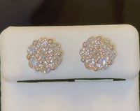 
              14K WHITE GOLD 1.50 CARAT CERTIFIED LAB GROWN DIAMONDS 9 MM STUDS EARRINGS
            