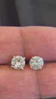 
              10K YELLOW GOLD 2.50 CARAT 7 MM LAB GROWN DIAMONDS SOLITAIRE STUDS EARRINGS
            