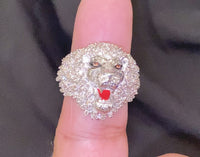
              10K SOLID WHITE GOLD 1.50 CARAT REAL DIAMOND ENGAGEMENT RING WEDDING PINKY BAND
            