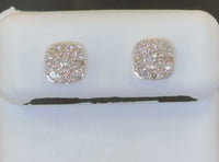 
              10K YELLOW GOLD .60 CARAT 7 MM 100% GENUINE DIAMONDS MENS/WOMENS EARRING STUDS
            
