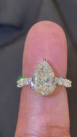 
              14K YELLOW GOLD 5.26 CARAT CERTIFIED LAB GROWN DIAMONDS ENGAGEMENT WEDDING RING
            