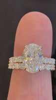 
              14K YELLOW GOLD 5.15 CARAT CERTIFIED LAB GROWN DIAMONDS ENGAGEMENT RING WEDDING BAND BRIDAL SET
            