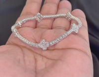 
              10K WHITE GOLD 1.50 CARAT NATURAL DIAMOND 7 INCHES 9 MM WOMEN BRACELET
            
