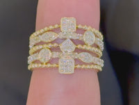 
              10K SOLID YELLOW GOLD 1.25 CARAT NATURAL DIAMONDS WOMEN RING
            