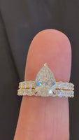 
              14K YELLOW GOLD 5.10 CARAT CERTIFIED LAB GROWN DIAMONDS ENGAGEMENT RING WEDDING BAND BRIDAL SET
            