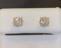 
              14K YELLOW GOLD 1.46 CARAT CERTIFIED LAB GROWN DIAMONDS 6 MM STUDS EARRINGS
            