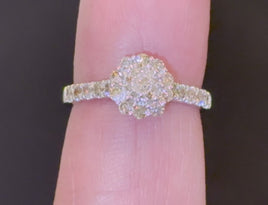 .80 CARAT NATURAL DIAMOND STERLING SILVER ENGAGEMENT BRIDAL WEDDING RING