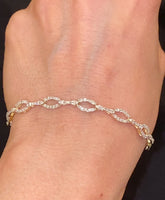 
              10K YELLOW GOLD 1.75 CARAT REAL DIAMOND 7 INCHES 5MM BRACELET
            