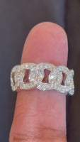 
              1.25 CARAT CERTIFIED LAB GROWN DIAMONDS STERLING SILVER RING
            