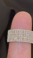 
              2.02 CARAT CERTIFIED LAB GROWN DIAMONDS STERLING SILVER RING
            