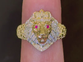 10K YELLOW GOLD .50 CARAT MEN DIAMOND WEDDING BAND BRIDAL ENGAGEMENT RING PINKY