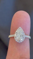 
              14K YELLOW GOLD 2.16 CARAT CERTIFIED LAB GROWN DIAMONDS ENGAGEMENT WEDDING RING
            