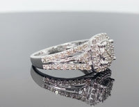 
              10K WHITE GOLD 1.15 CARAT WOMEN REAL DIAMOND ENGAGEMENT RING WEDDING RING BRIDAL
            