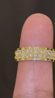 
              10K YELLOW GOLD 1 CARAT NATURAL DIAMOND ENGAGEMENT RING WEDDING PINKY BAND
            