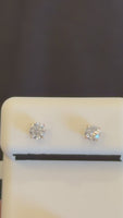 
              14K YELLOW GOLD .52 CARAT CERTIFIED LAB GROWN DIAMONDS 4 MM SOLITAIRE STUDS EARRINGS
            