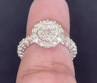 
              10K WHITE GOLD 2.25 CARAT WOMEN NATURAL DIAMOND ENGAGEMENT RING WEDDING RING BRIDAL
            